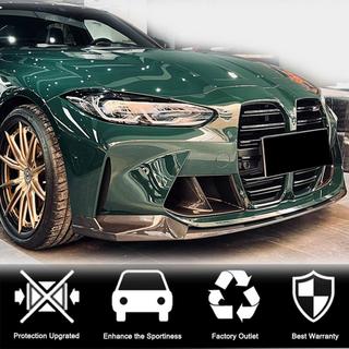 Накладка на передний бампер Lip V3 (для G82/G83, Карбон) BMW 4 серия G22/23/26 2020- гг. фото 3