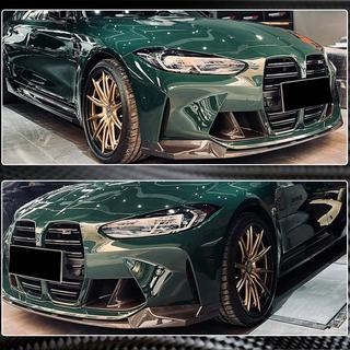 Передний бампер Лип V7 для G82/G83, Карбон BMW 4 серия G22/23/26 2020- гг. фото 4