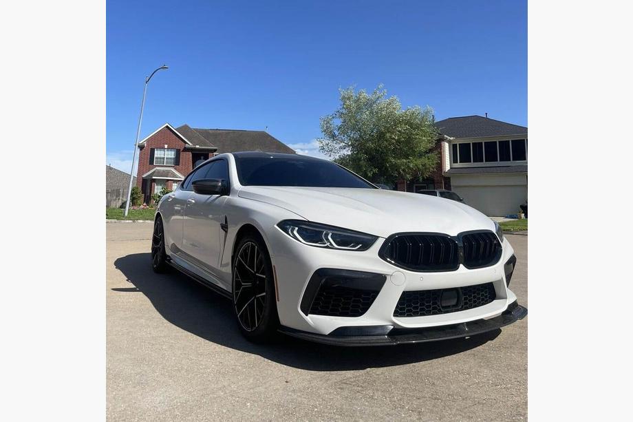 BMW 8 серия G14/G15/G16 2018- гг. Передний Бампер Лип Спойлер (для F91/F92/F93 M8, Карбон) Фото 3