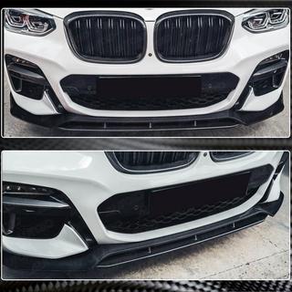 Передний лип на оригинальный бампер M-Sport 2018-2021, Карбон фото 4