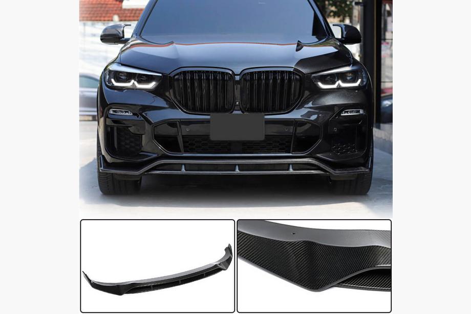 BMW X5 G05 2019–2026 гг. Передняя губа бампера Carbon V2 (2019-2022 M-Sport) Image