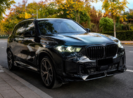 BMW X5 G05 2019–2026 гг. Передняя лип-накладка Paradigm V-5 (для M-Sport 2023–, глянцевый черный) фото 2