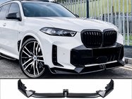BMW X5 G05 2019–2026 гг. Передняя лип-накладка Paradigm V-5 (для M-Sport 2023–, глянцевый черный) фото 1