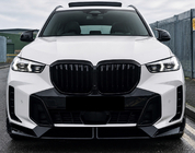 BMW X5 G05 2019–2026 гг. Передняя лип-накладка Paradigm V-5 (для M-Sport 2023–, глянцевый черный) фото 4