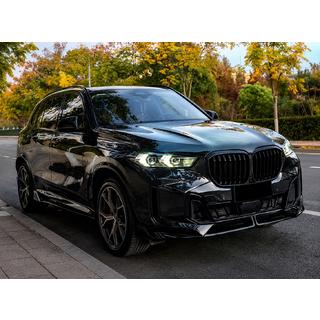 Передняя лип-накладка Paradigm V-5 (для M-Sport 2023–, глянцевый черный) фото 2