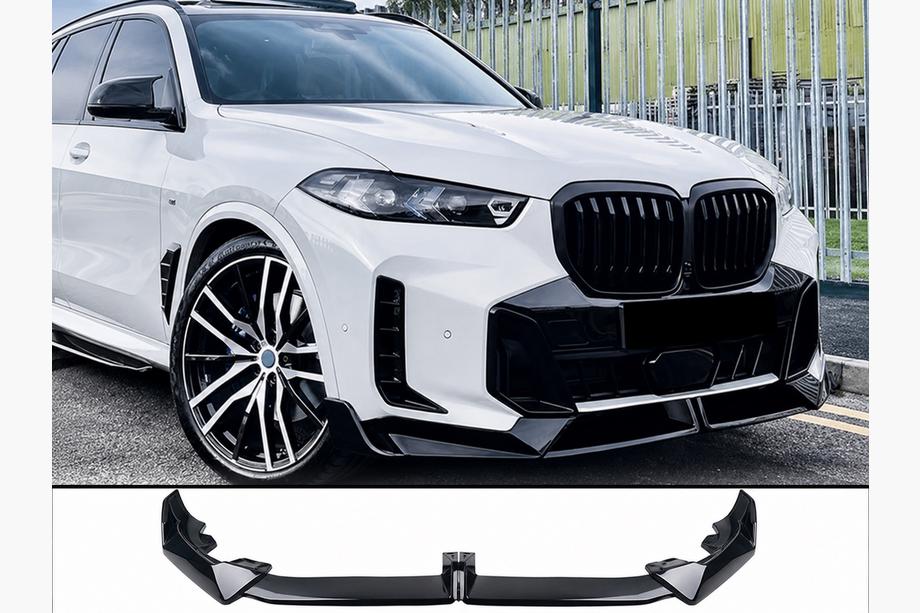 BMW X5 G05 2019–2026 гг. Передняя лип-накладка Paradigm V-5 (для M-Sport 2023–, глянцевый черный) Image