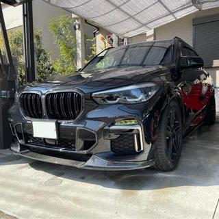 Передняя губа бампера FRP V5 (2019-2022 M-Sport) фото 3