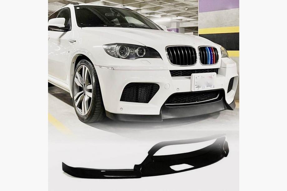 BMW X6 E71 2008–2014 гг. Передняя губа бампера FRP (для X6M 2010-2014) Image