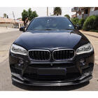 BMW X6 F16 2014-2019 гг. Передняя накладка на бампер Lip V2 для F86, карбон фото 4