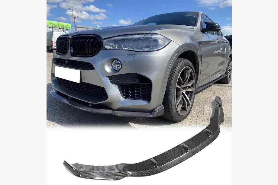 BMW X6 F16 2014-2019 гг. Передний спойлер Lip V3 для F86, Карбон Image