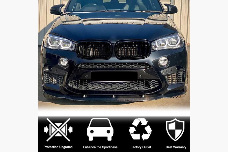 BMW X6 F16 2014-2019 гг. Передний спойлер Lip V3 для F86, Карбон Фото 3