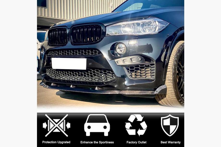 BMW X6 F16 2014-2019 гг. Передний спойлер Lip V3 для F86, Карбон Фото 4