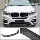 BMW X6 F16 2014-2019 гг. Накладка на передний бампер Lip V2 (для Base, Carbon) фото 2