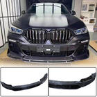 BMW X6 G06 2019–2027 гг. Накладка на передний бампер Lip (для M-Sport 2018-2022, Карбон) фото 1