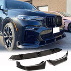 BMW X7 G07 2019- гг. Накладка на передний бампер (для M-Sport 2019-2022, карбон) фото 3