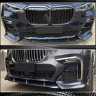 BMW X7 G07 2019- гг. Накладка на передний бампер (для M-Sport 2019-2022, карбон) фото 13