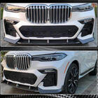 BMW X7 G07 2019- гг. Накладка на передний бампер (для M-Sport 2019-2022, карбон) фото 14