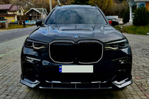 BMW X7 G07 2019- гг. Накладка на передний бампер (для M-Sport 2019-2022, карбон) фото 2