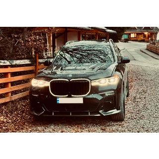 Накладка на передний бампер (для M-Sport 2019-2022, карбон) BMW X7 G07 2019- гг. фото 4