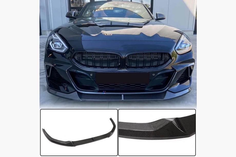 BMW Z4 (G29) 2018- гг. Накладка на передний бампер Lip V1 (для M-Sport, Карбон) Image