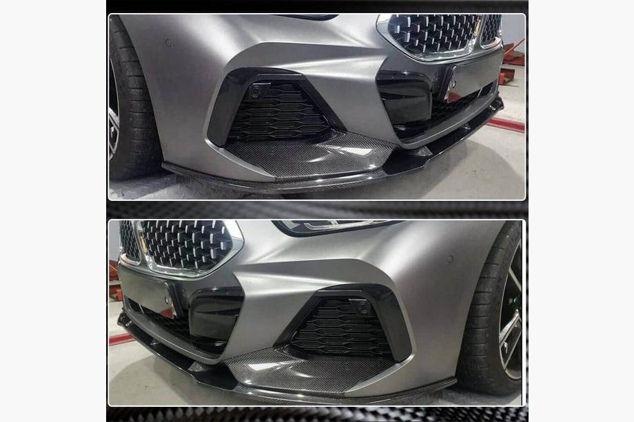 BMW Z4 (G29) 2018- гг. Передний Бампер Лип V5 (для M-Sport, Карбон) Фото 5