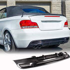 BMW 1 серия E81/E82/E87/E88 2004-2011 гг. Диффузор заднего бампера V1 для E82/E88 M-Sport, Карбон фото 1