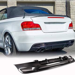 Диффузор заднего бампера V1 для E82/E88 M-Sport, Карбон BMW 1 серия E81/E82/E87/E88 2004-2011 гг. фото 1