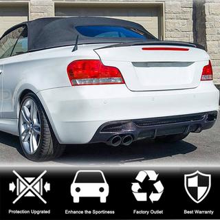 Диффузор заднего бампера V1 для E82/E88 M-Sport, Карбон BMW 1 серия E81/E82/E87/E88 2004-2011 гг. фото 3