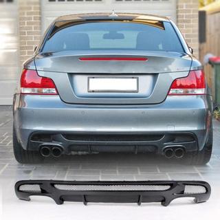 Диффузор заднего бампера V2 (для E82/E88 M-Sport, Карбон) BMW 1 серия E81/E82/E87/E88 2004-2011 гг. фото 1