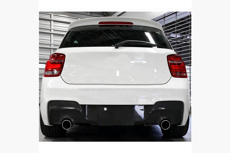 BMW 1 серия F20/F21 2011-2019 гг. Диффузор заднего бампера (для M135i 2011-2015, Карбон) Фото 2