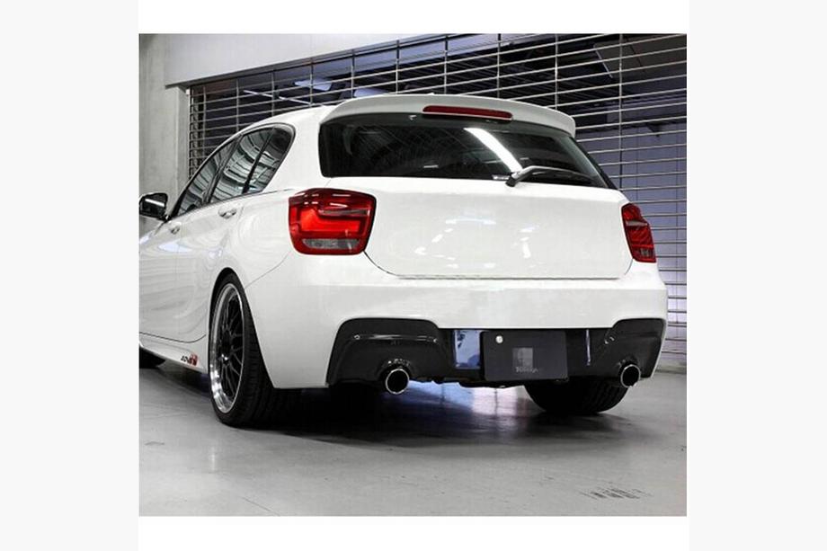 BMW 1 серия F20/F21 2011-2019 гг. Диффузор заднего бампера (для M135i 2011-2015, Карбон) Фото 3