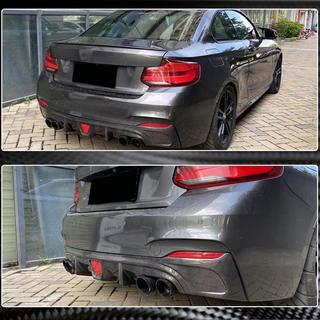 Задний Диффузор Бампера V2 для F22/F23 M-Sport, Карбон BMW 2 серия F22/F23 2014-2021 гг. фото 4