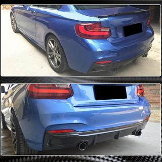 Задний диффузор V3 (для F22/F23 M-Sport, Карбон) BMW 2 серия F22/F23 2014-2021 гг. фото 3