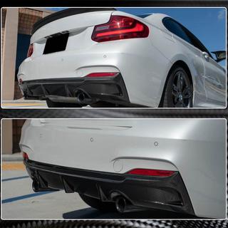 Задний диффузор V3 (для F22/F23 M-Sport, Карбон) BMW 2 серия F22/F23 2014-2021 гг. фото 4
