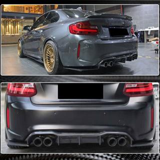 Задний Диффузор V3 (для F87 M2/M2C, Карбон) BMW 2 серия F22/F23 2014-2021 гг. фото 3