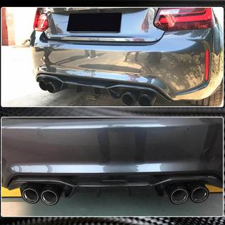 Задний диффузор V4 для F87 M2/M2C, Карбон BMW 2 серия F22/F23 2014-2021 гг. фото 4