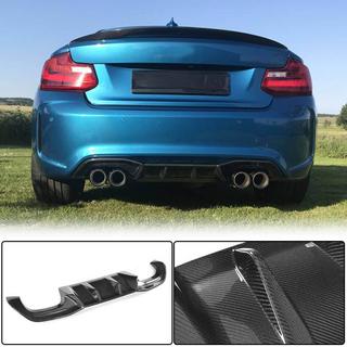 Задний диффузор V6 (для F87 M2/M2C, Карбон) BMW 2 серия F22/F23 2014-2021 гг. фото 1