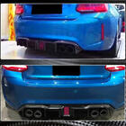 BMW 2 серия F22/F23 2014-2021 гг. Задний Диффузор V8 (для F87 M2/M2C, Карбон) фото 4