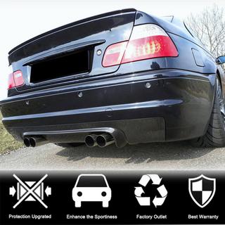 Диффузор заднего бампера V1 (для M3, Карбон) BMW 3 серия E46 1998-2006 гг. фото 2