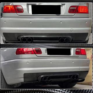 Диффузор заднего бампера V1 (для M3, Карбон) BMW 3 серия E46 1998-2006 гг. фото 3