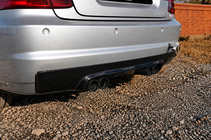 BMW 3 серия E46 1998-2006 гг. Задний диффузор V2 (для M3, Карбон) фото 4