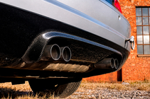 BMW 3 серия E46 1998-2006 гг. Задний диффузор V2 (для M3, Карбон) фото 7
