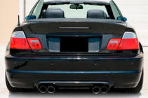 BMW 3 серия E46 1998-2006 гг. Задний диффузор V2 (для M3, Карбон) фото 1