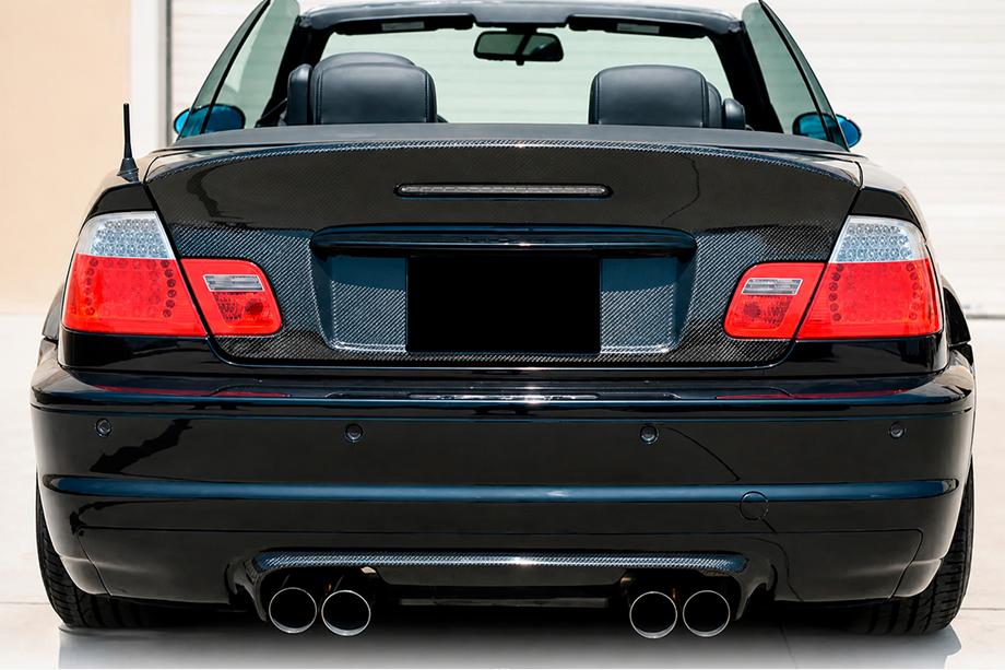 BMW 3 серия E46 1998-2006 гг. Задний диффузор V2 (для M3, Карбон) Image