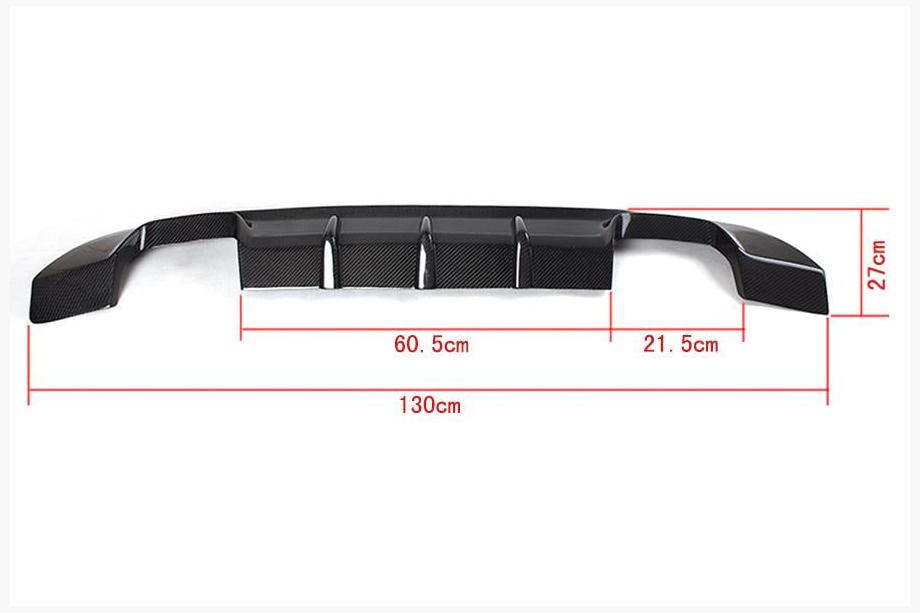 BMW 3 серия E92/E93 2006–2013 гг. Диффузор заднего бампера V1 (для M-Sport, Карбон) Фото 5