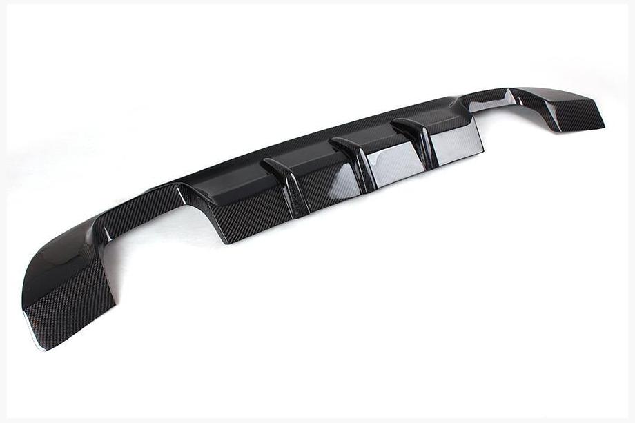 BMW 3 серия E92/E93 2006–2013 гг. Диффузор заднего бампера V1 (для M-Sport, Карбон) Фото 6