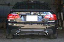 BMW 3 серия E92/E93 2006–2013 гг. Диффузор заднего бампера V2 (для M-Sport, Карбон) фото 4