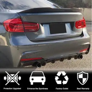 Задний Диффузор Бампера V1 для F30 M-Sport, Карбон фото 3
