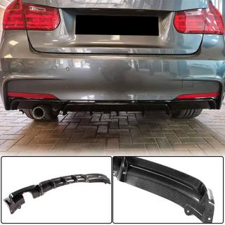 Диффузор заднего бампера V3 (для F30 M-Sport, Карбон) фото 1