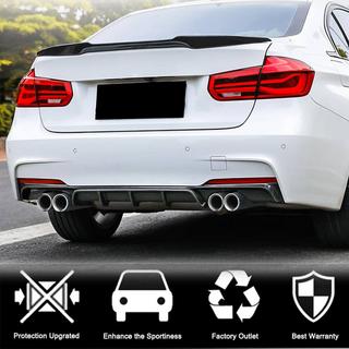 Диффузор заднего бампера V4 (для F30 M-Sport, Карбон) фото 3